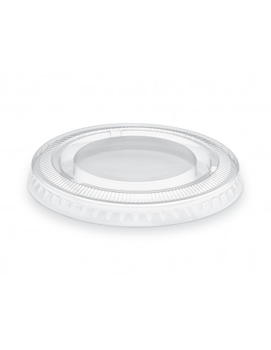 Couvercle plat à trou pour gobelets  transparent 78MM (50)