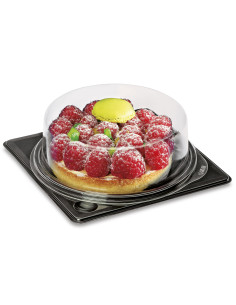 BOITE A TARTELETTE FOND NOIR+COUV TRANSP (30)