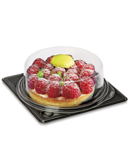 BOITE A TARTELETTE FOND NOIR+COUV TRANSP (30)