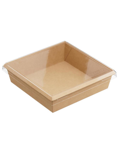 Barquette cuisson OVENRANGE carton kraft brun 165x165x45mm 950ml (x300)