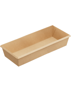 Barquette cuisson OVENRANGE carton kraft brun 215X85X50mm...