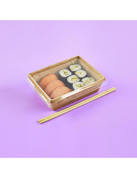 Barquette cuisson OVENRANGE carton kraft brun 100x135x45mm 400ml (x600)