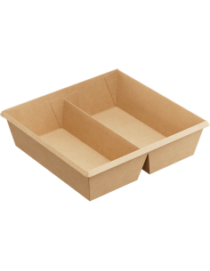 Barquette cuisson OVENRANGE carton kraft brun...