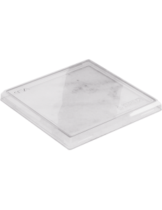 COUVERCLE PET 165X165 POUR BARQUETTE OVENRANGE 950ML (x300)