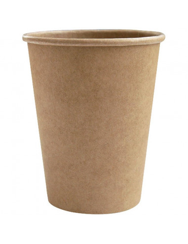 Gobelets à café carton brun de 25cl 10oz (60)